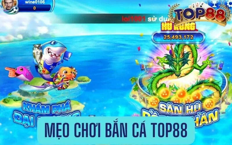 Mẹo chơi bắn cá top88